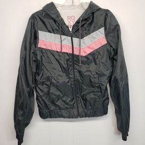 3/$10 Roxy Medium lightweight hooded jacket